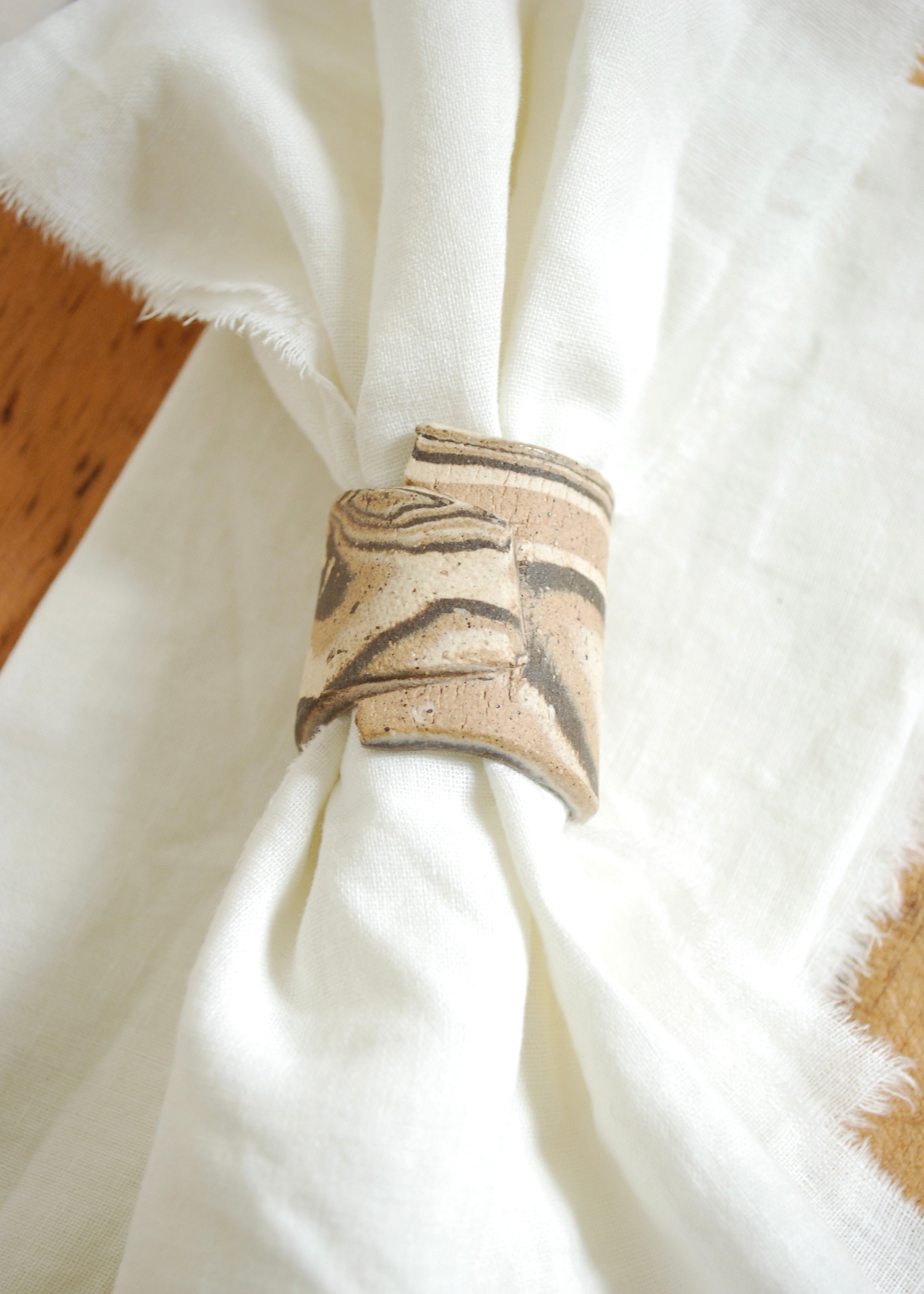 Marbled Napkin Rings