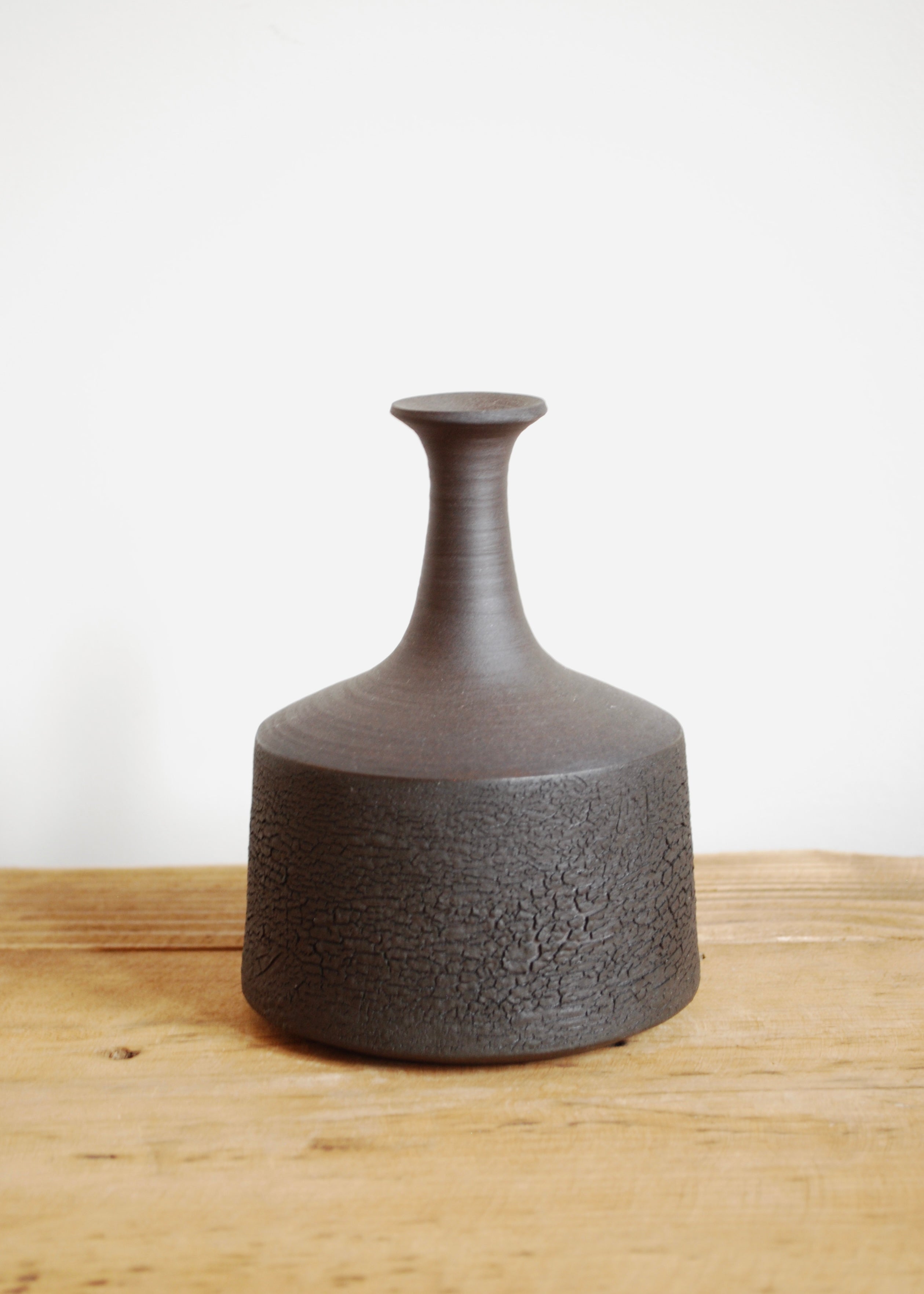Spouted Crackle Vase