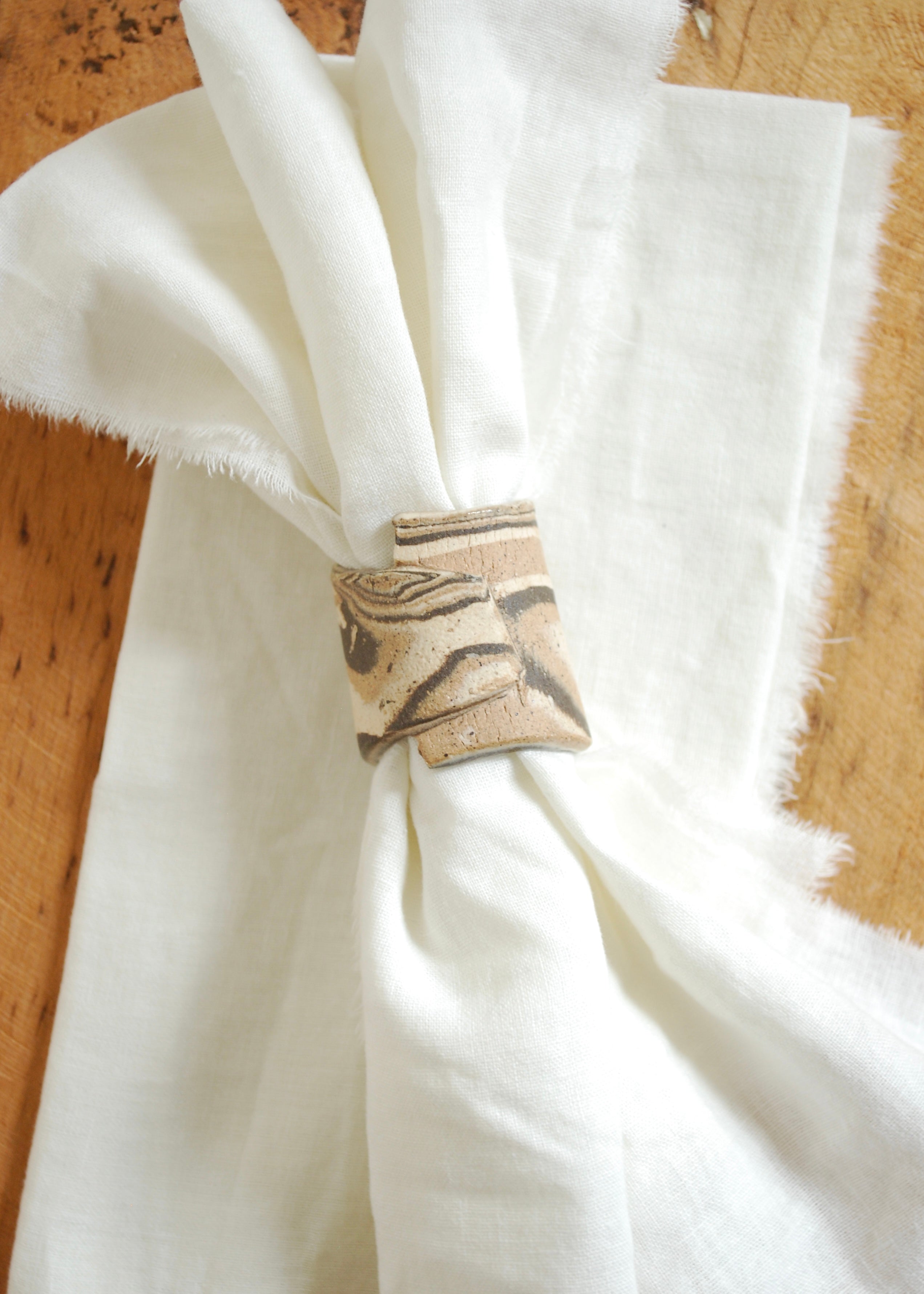 Marbled Napkin Rings