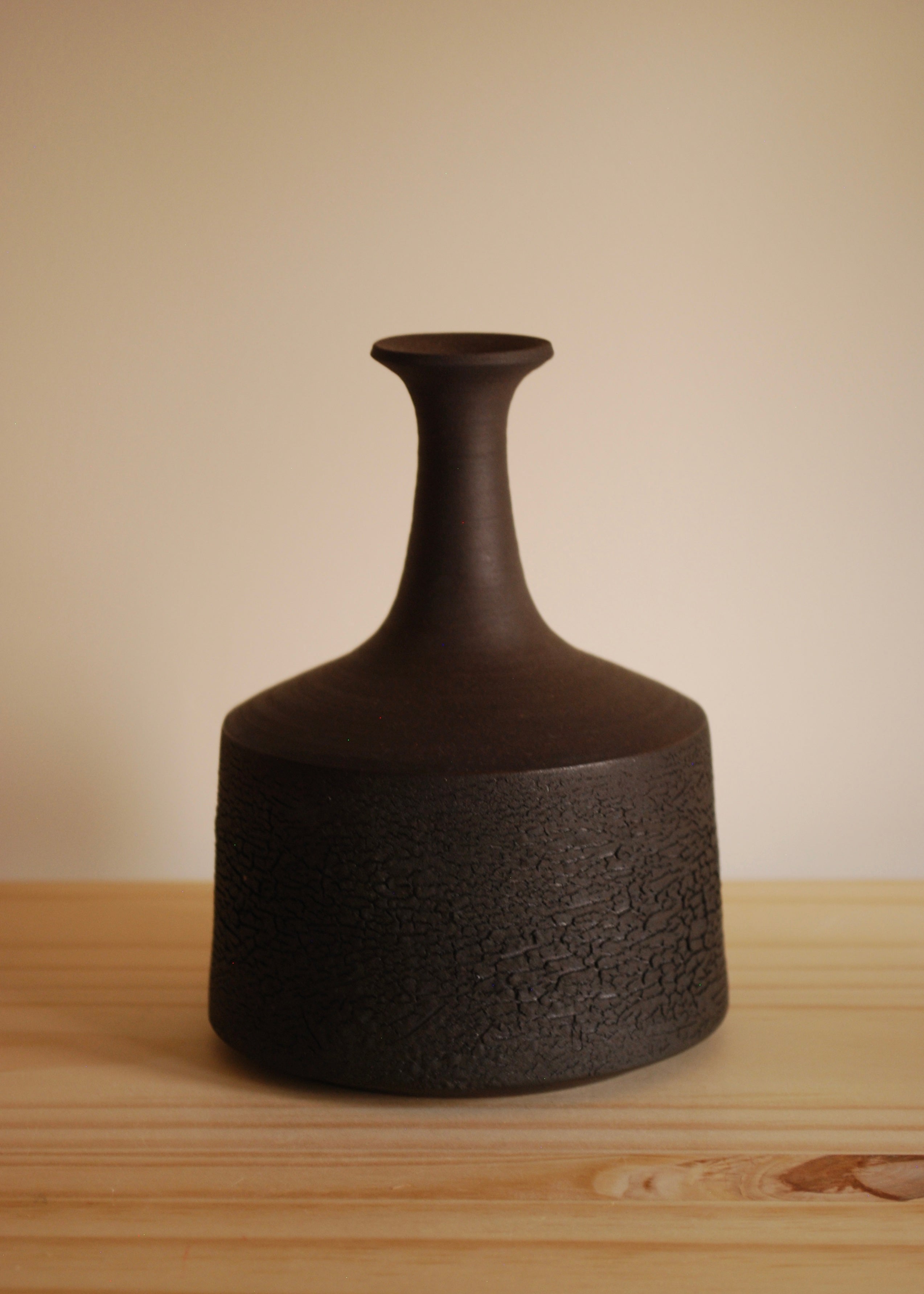 Spouted Crackle Vase