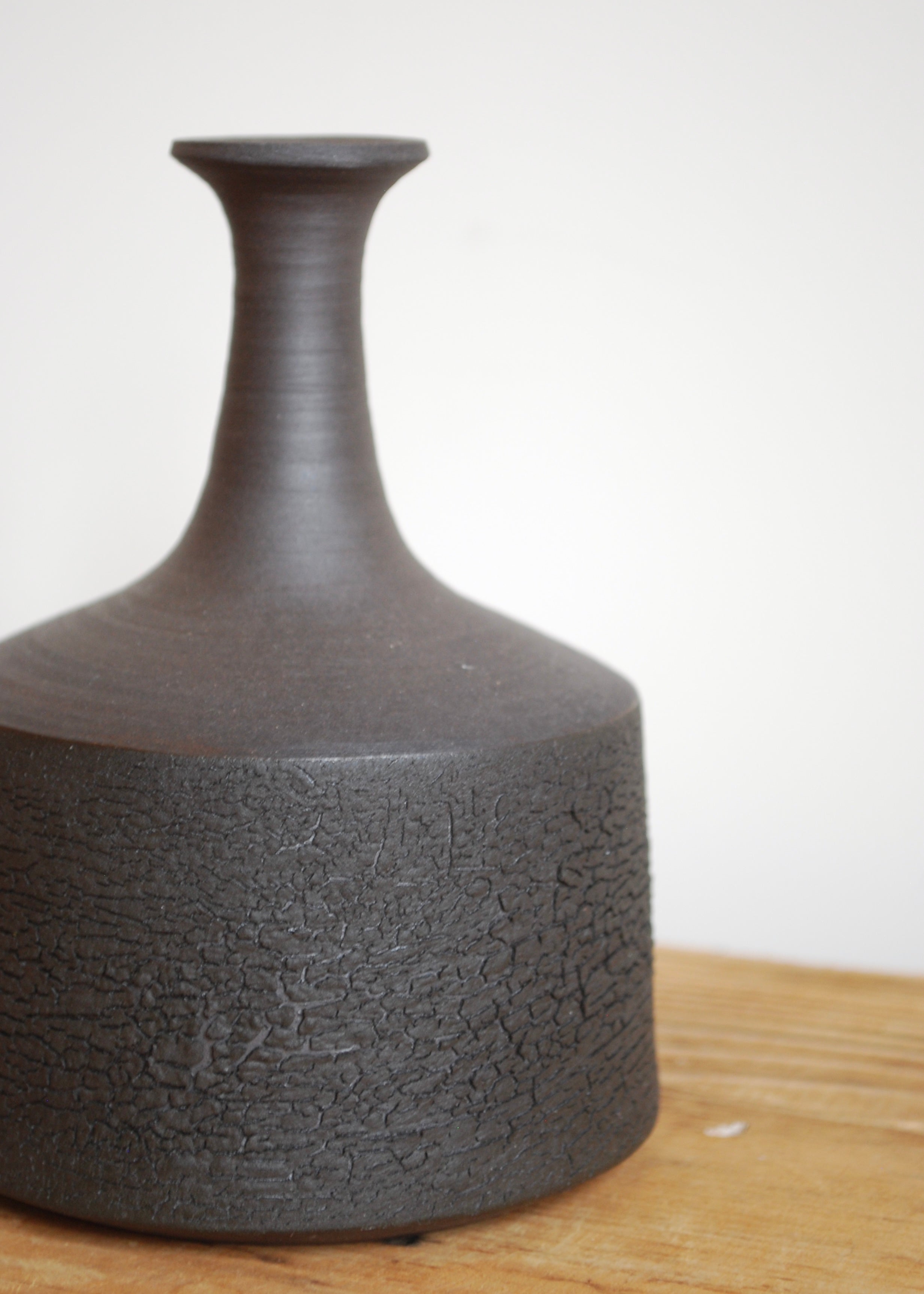 Spouted Crackle Vase