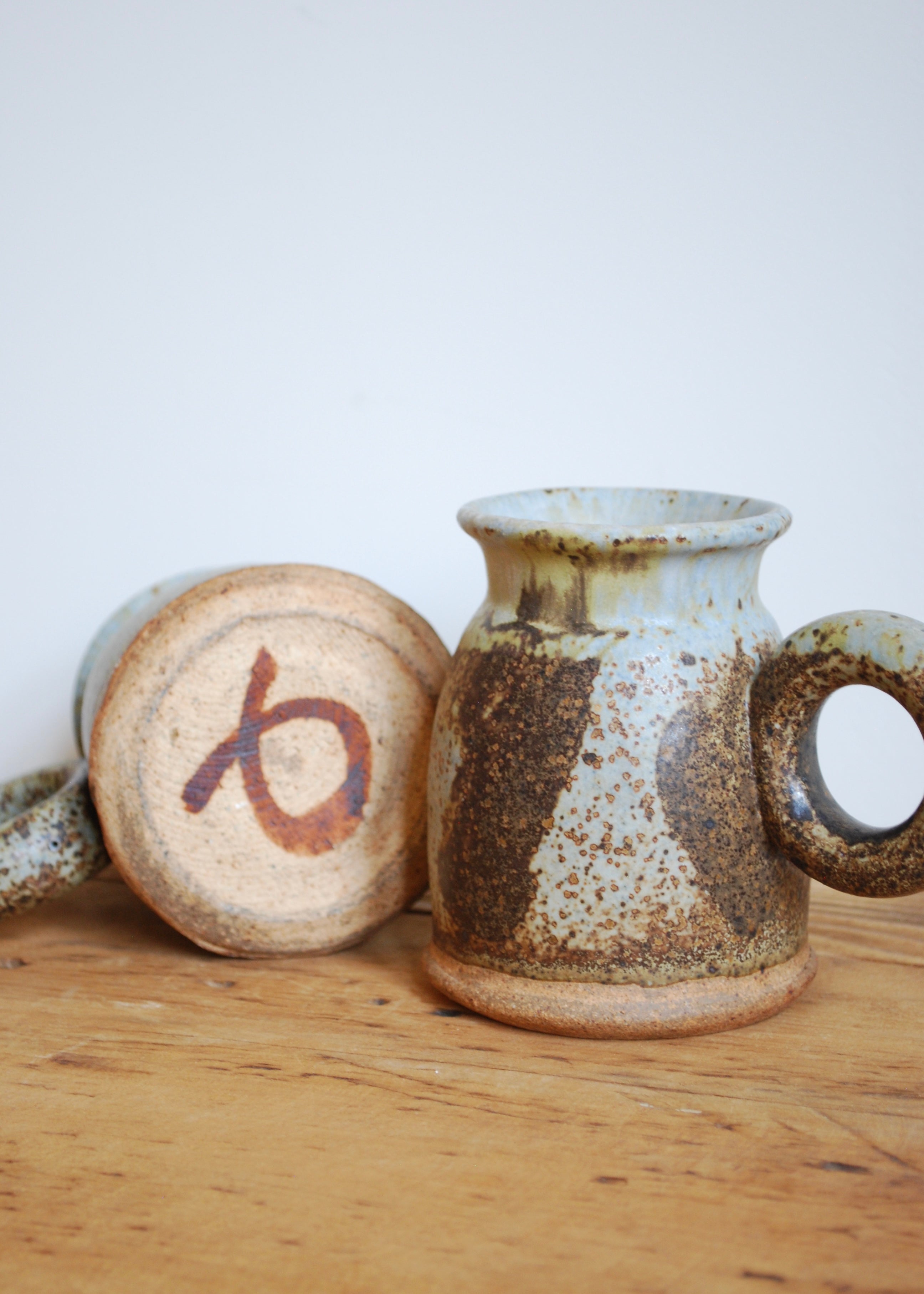 Antique Kettle and Mug Set