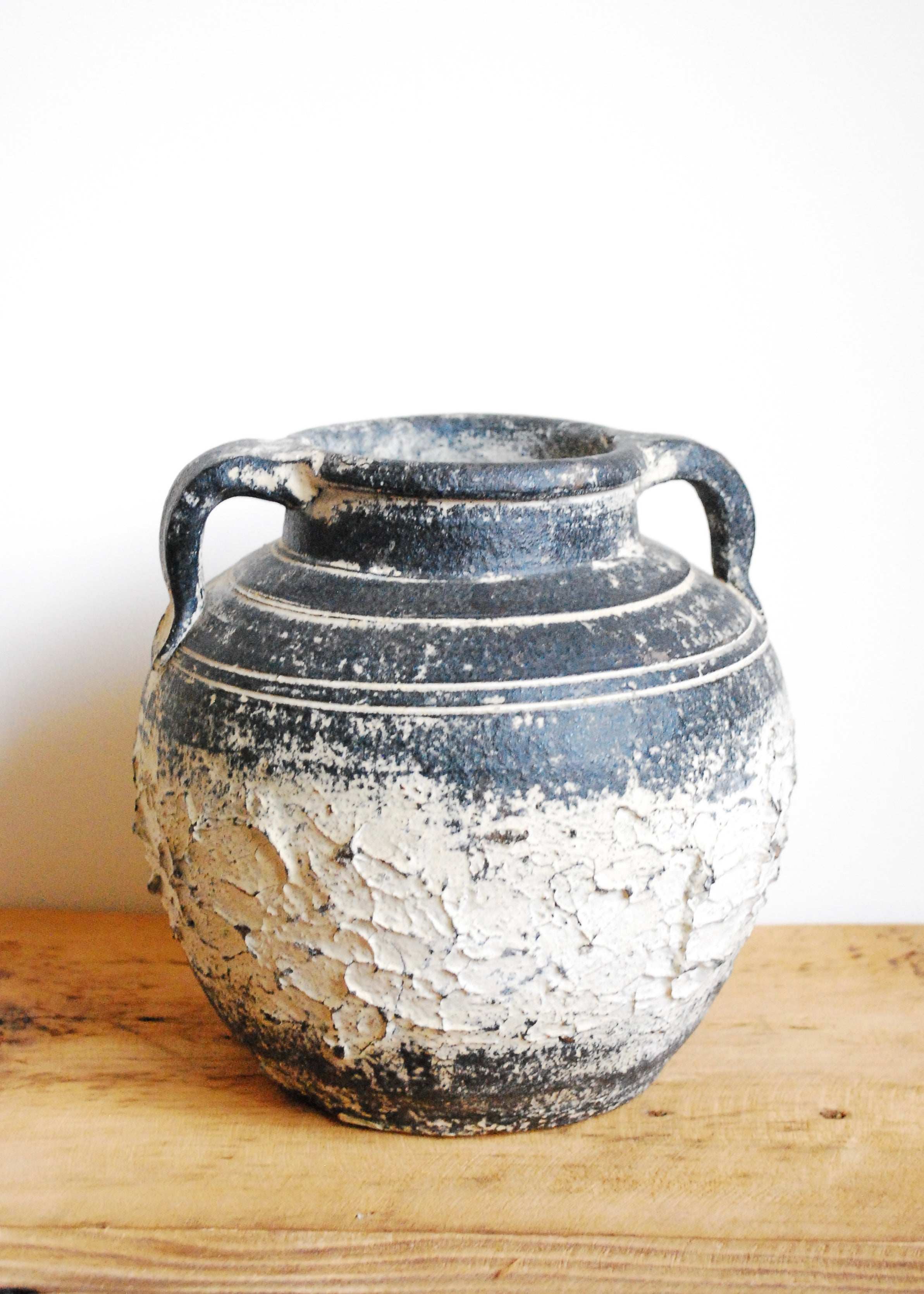 Two Handed Distressed Pot