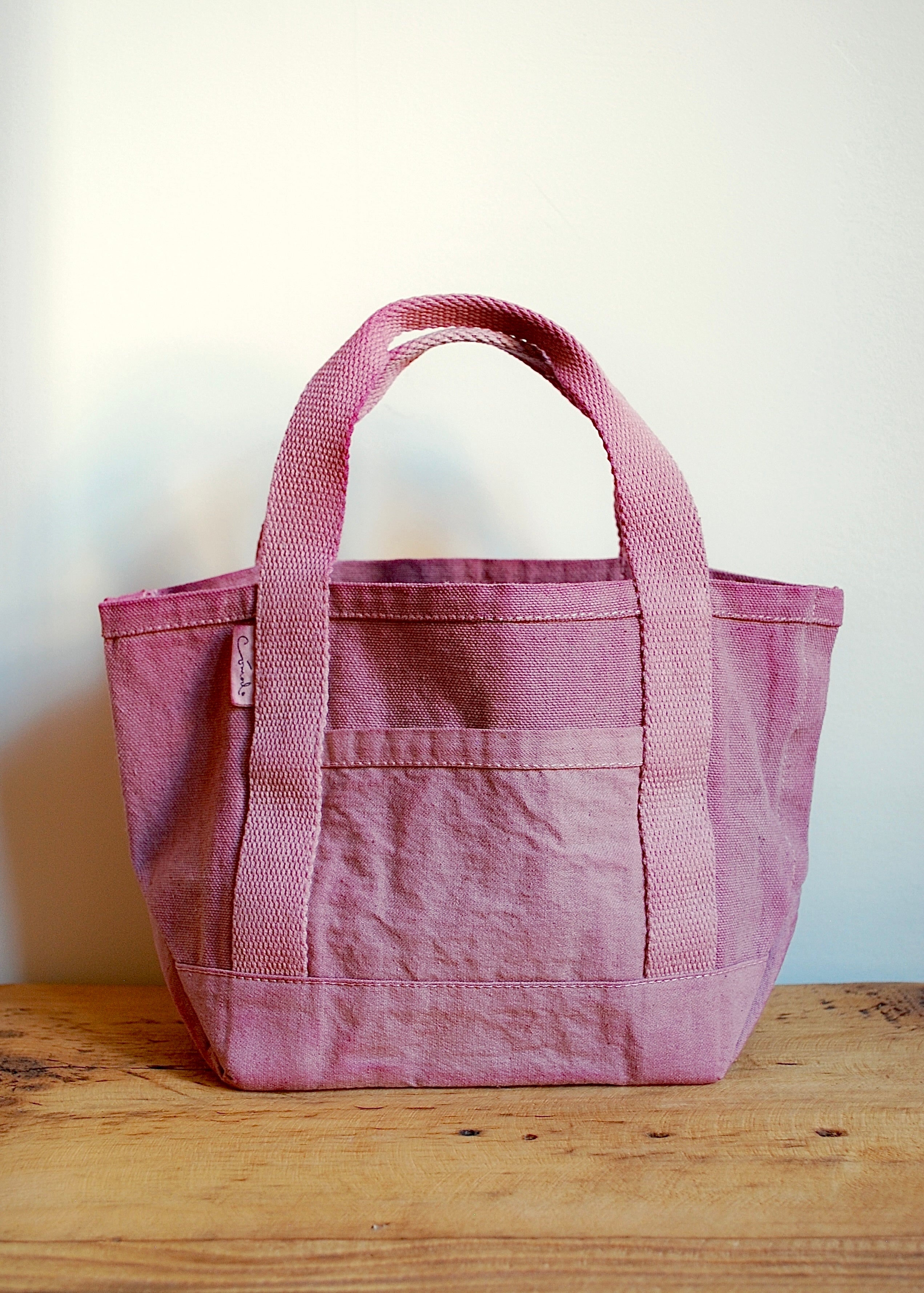Hand Dyed Pequeño Canvas Tote Bag
