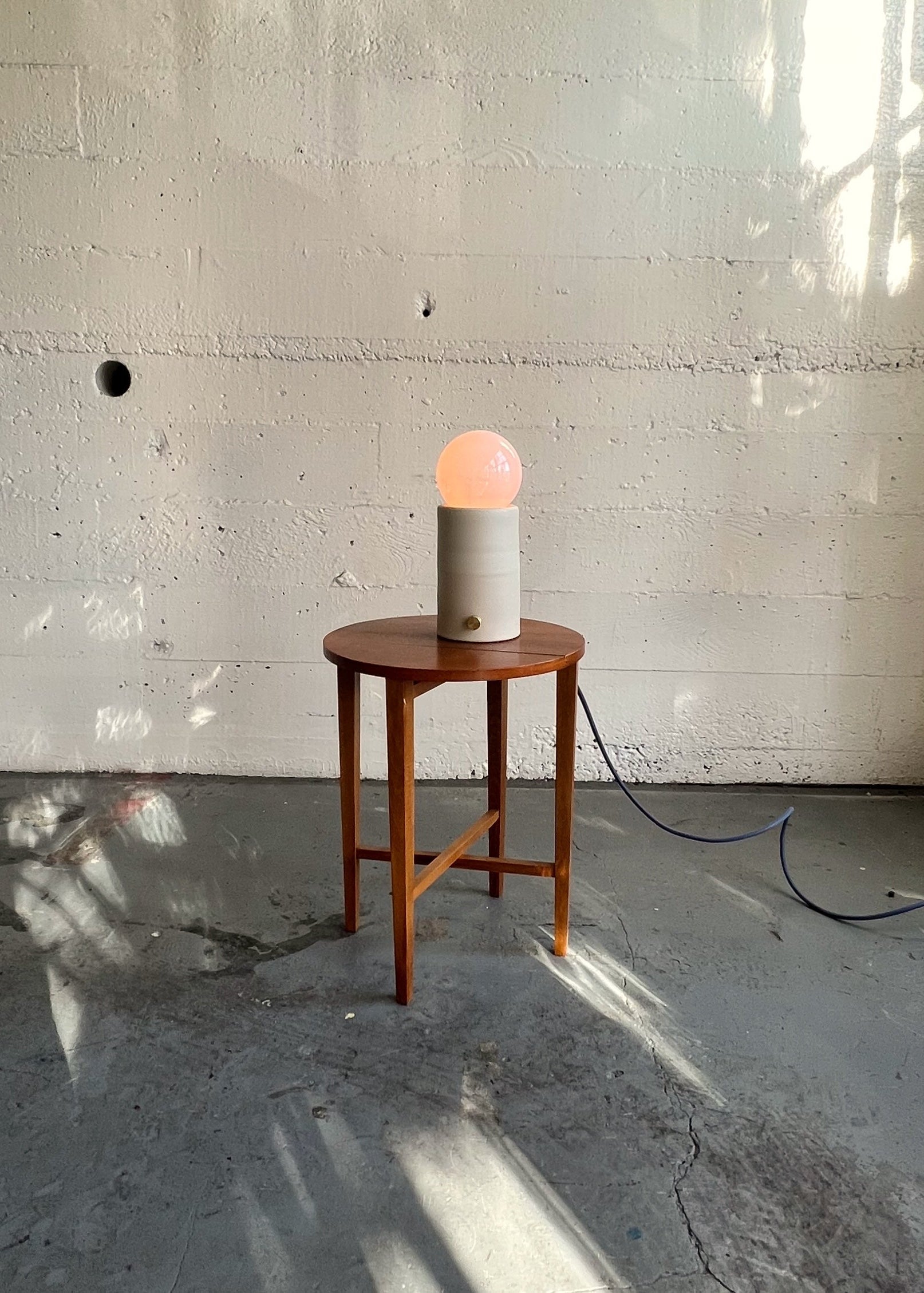 Pillar Lamp - Bone