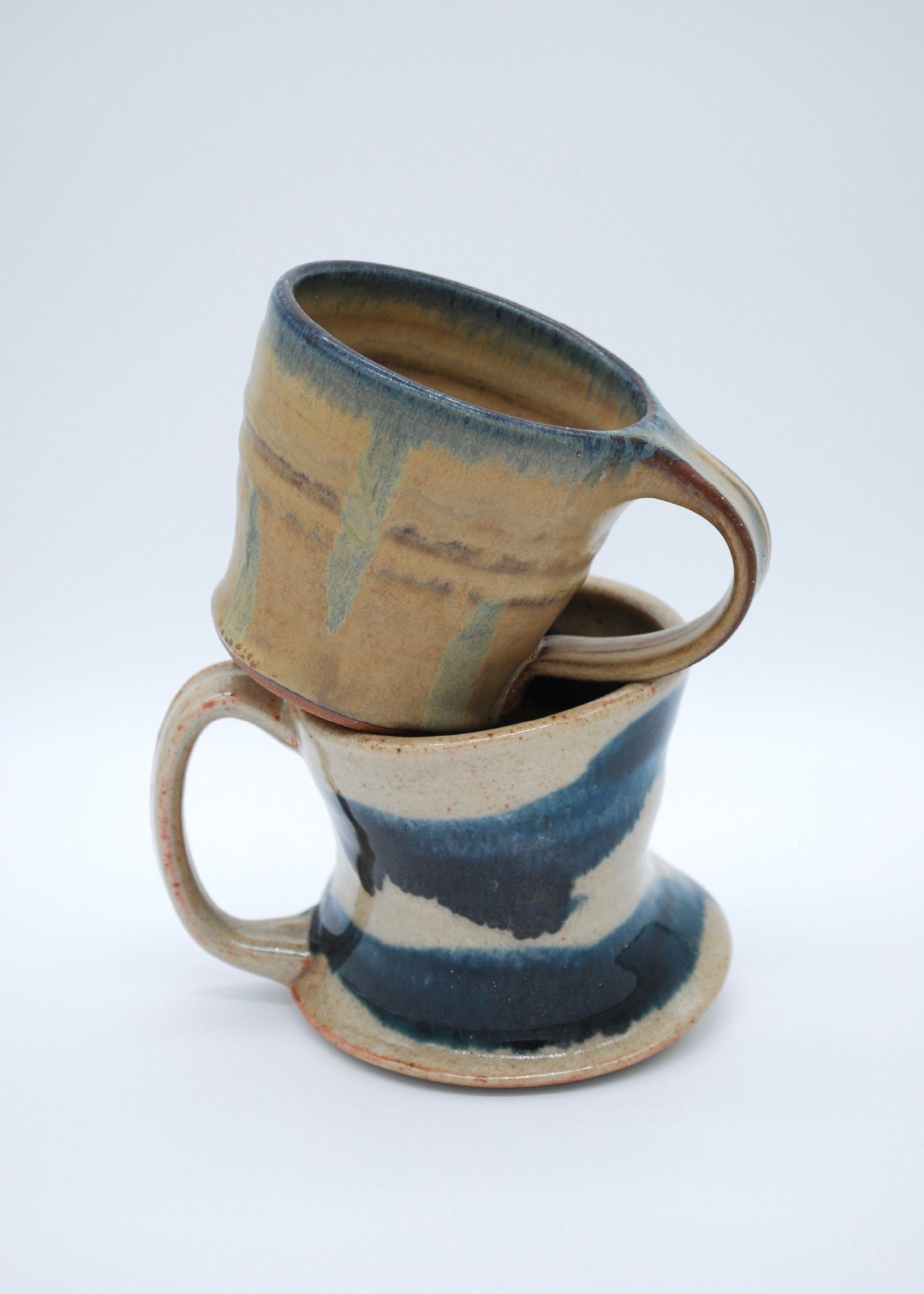 Desert Blue Rimmed Mug