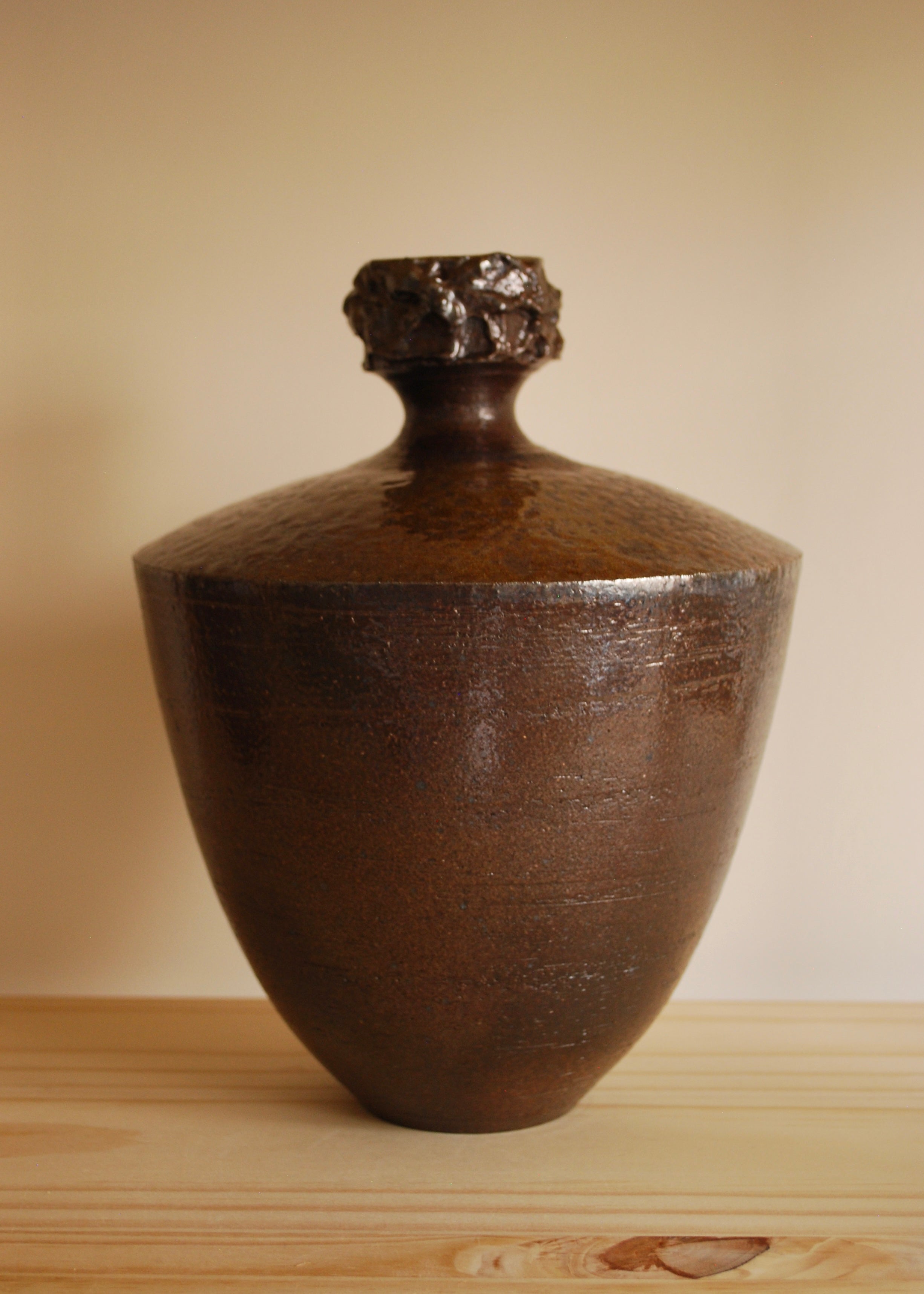 Soda Fired Cone Vase