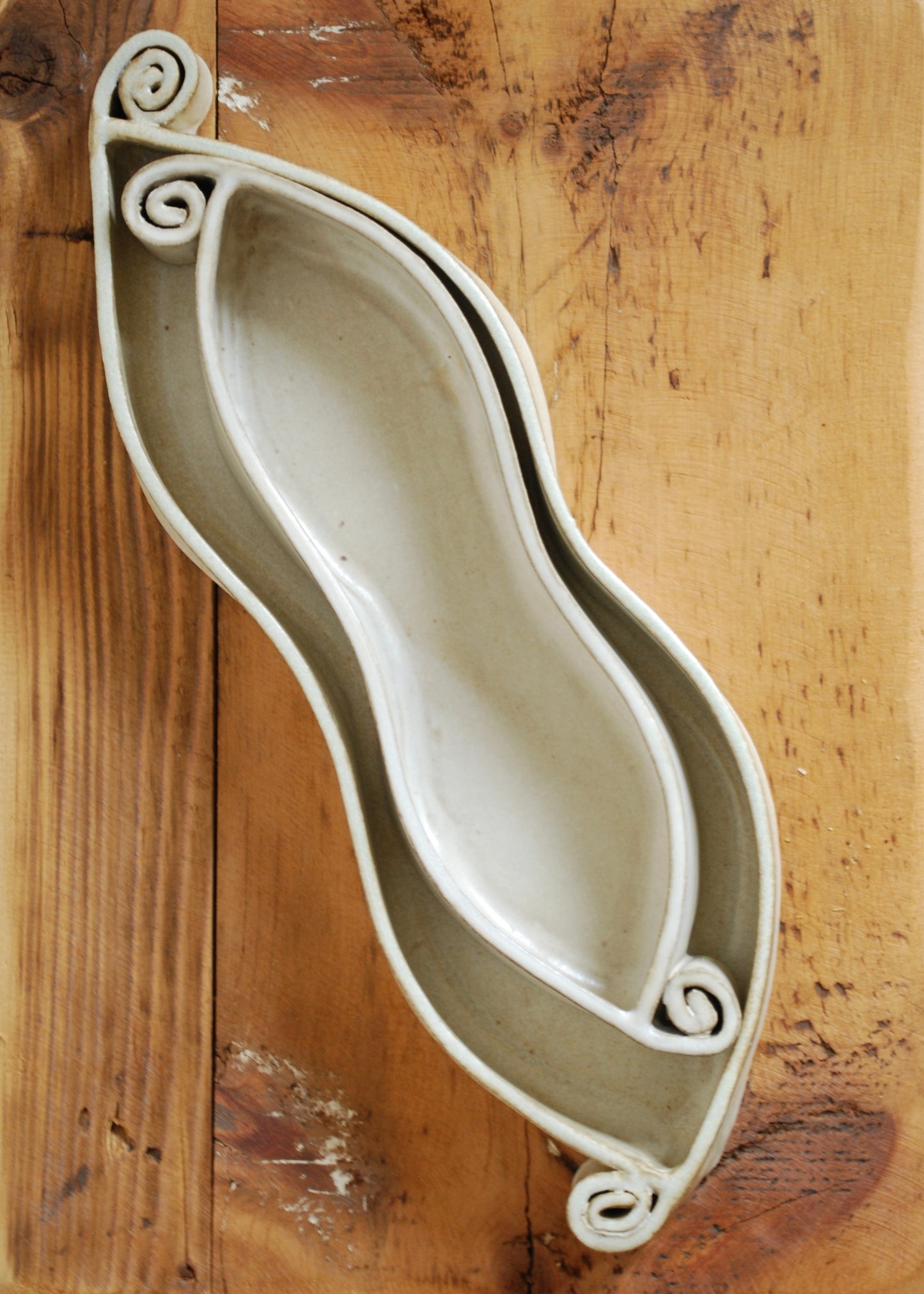 Rustic White Dish