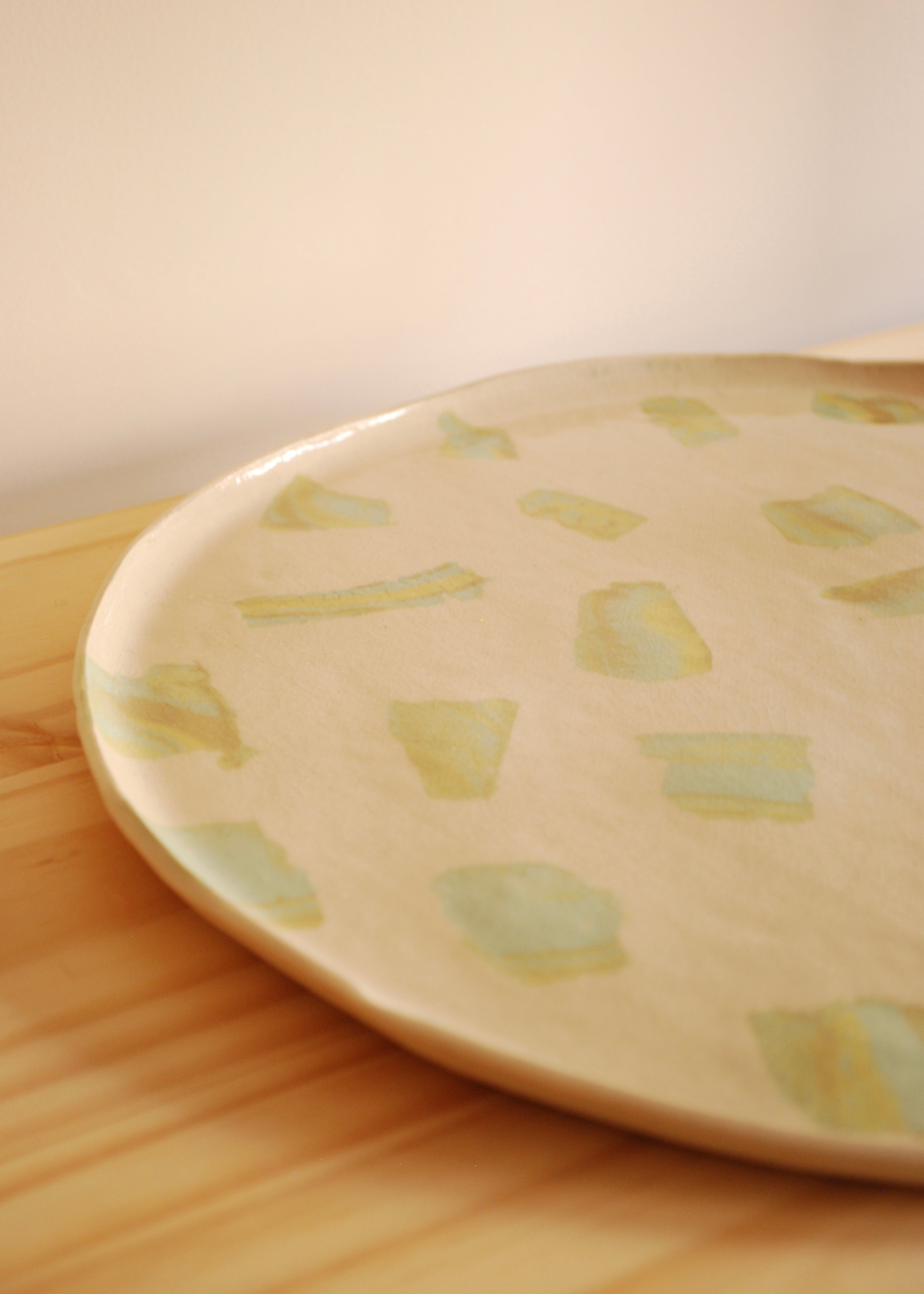Pressed Marbled Platter