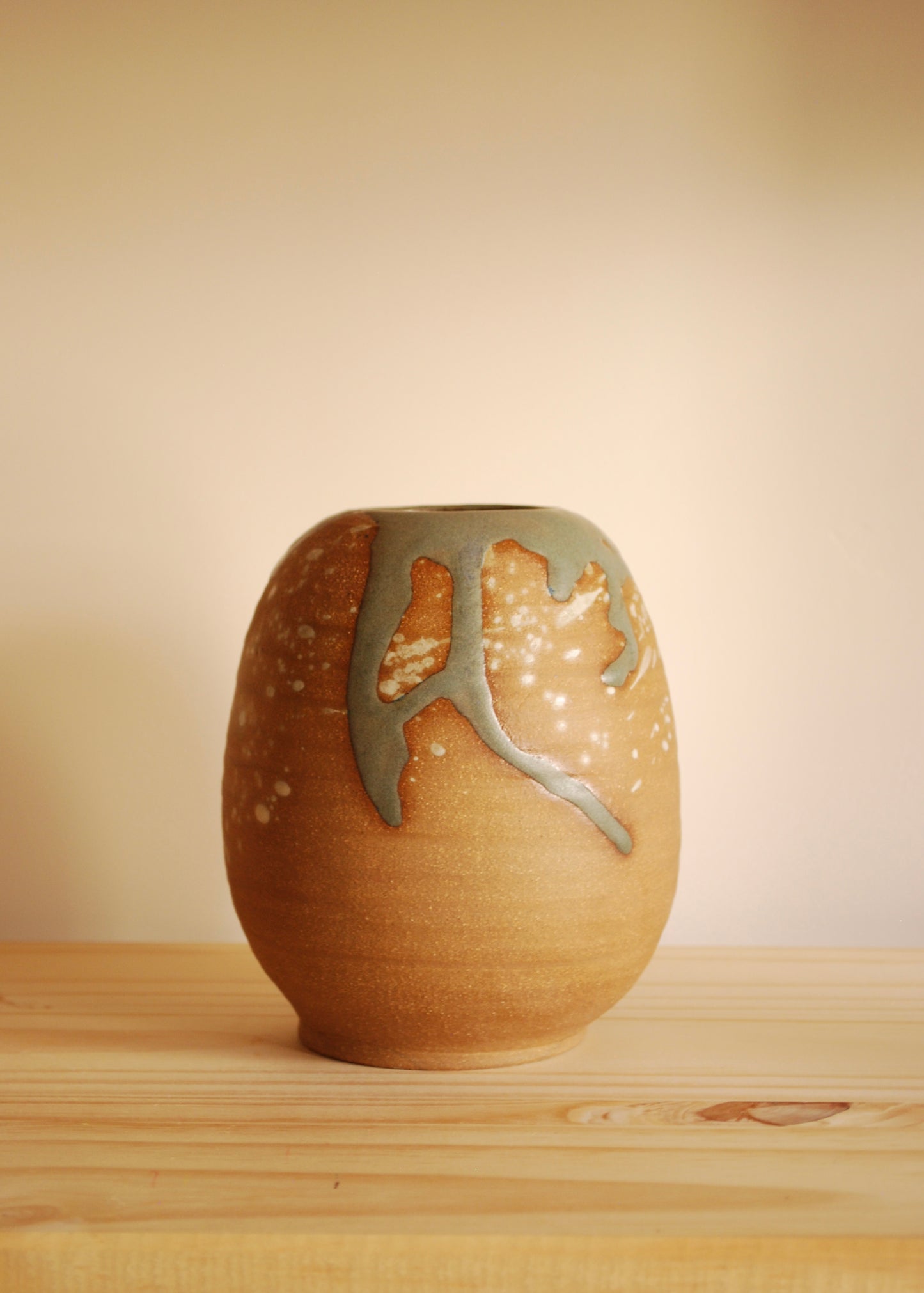 Splattered Spherical Vase