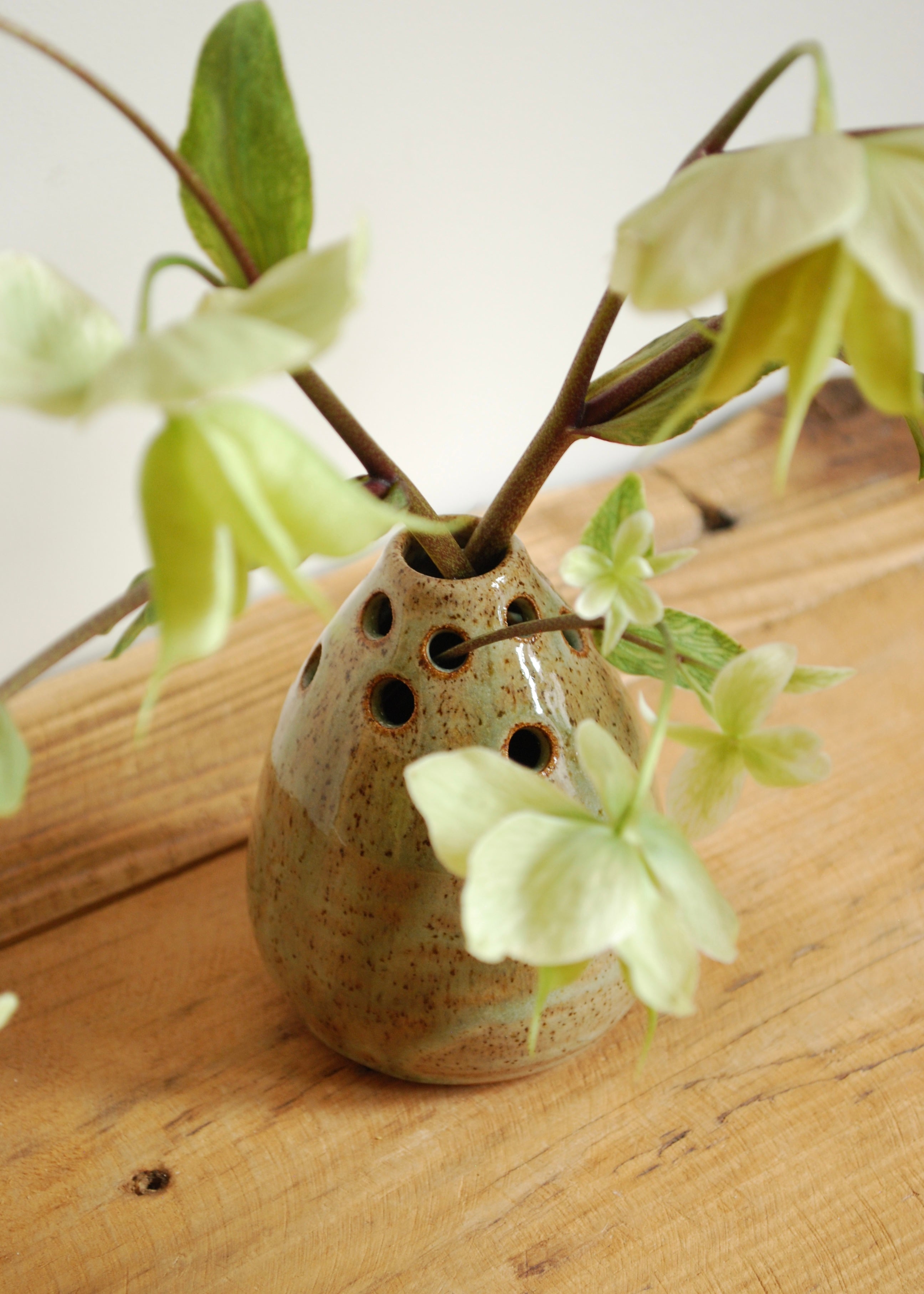 Speckled Stem Vase