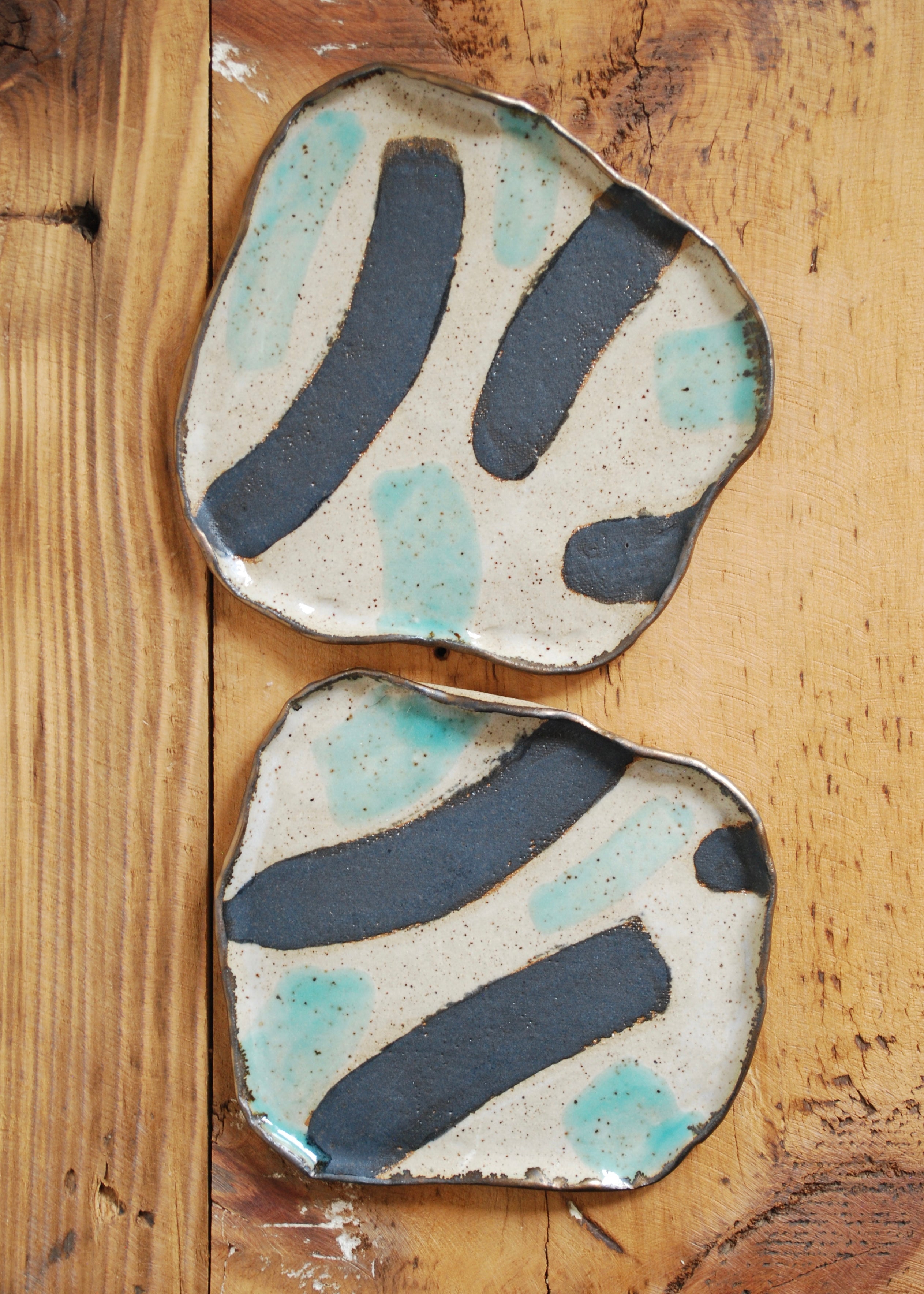 Brushstroke Plate