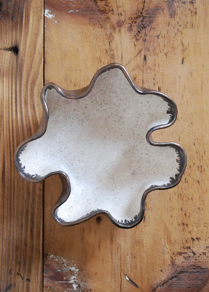 Bronzed Wavy Bowl