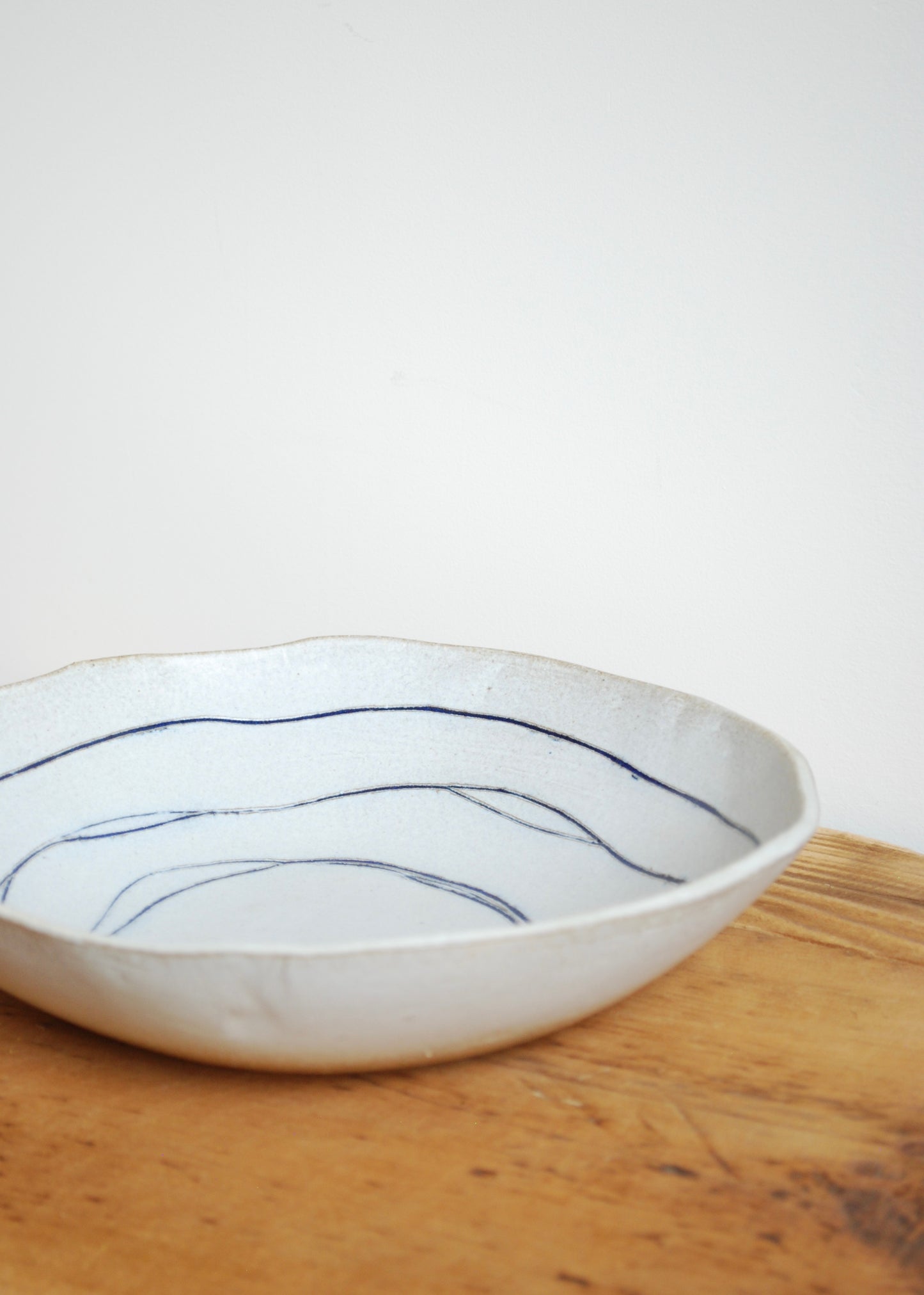 Distressed Sgraffito Bowl