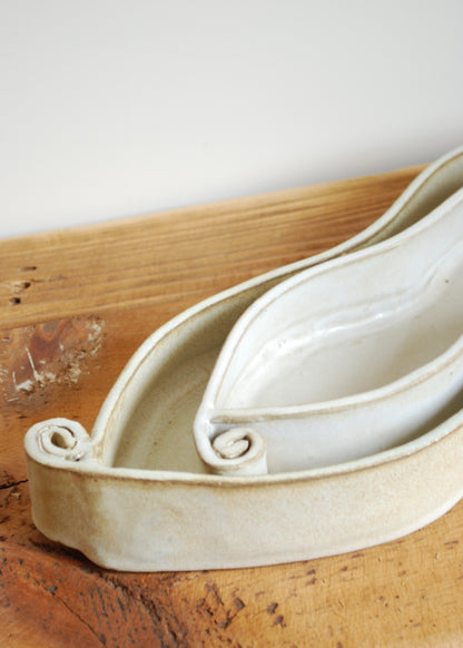 Rustic White Dish