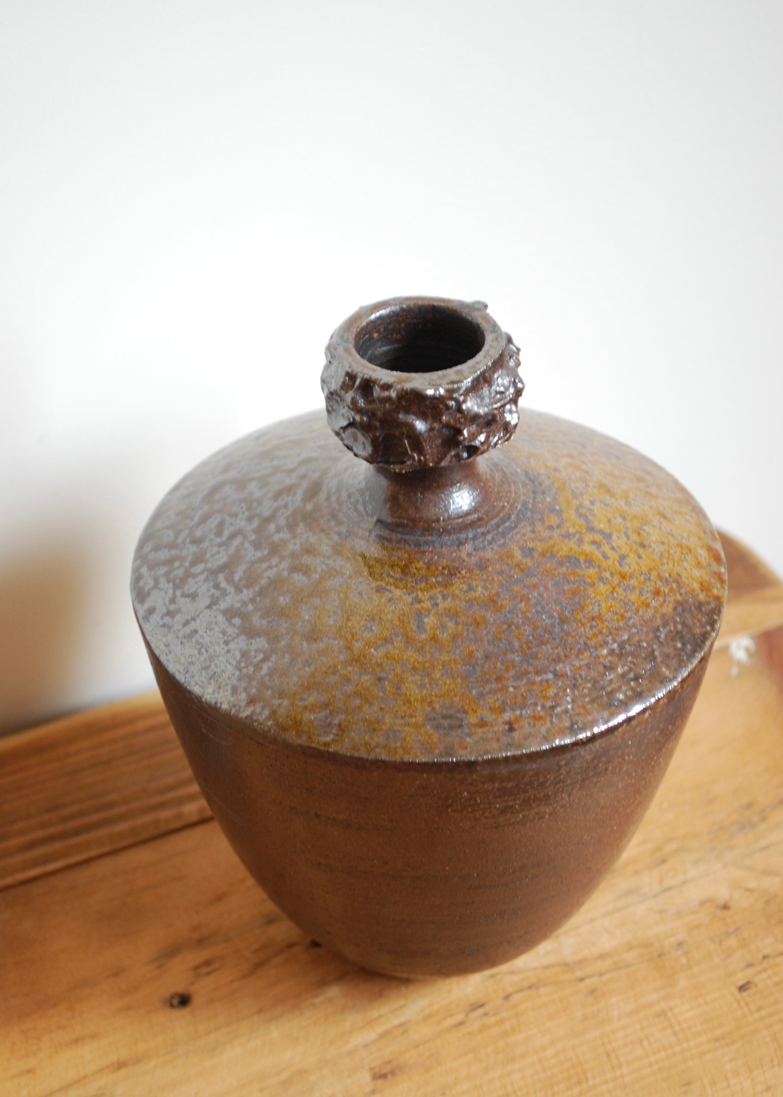 Soda Fired Cone Vase