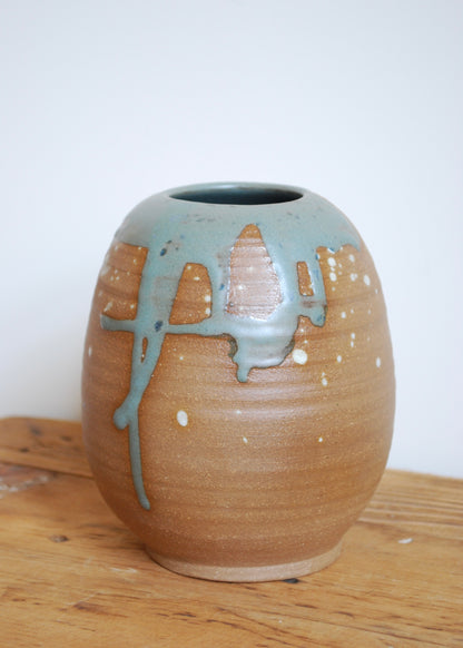 Splattered Spherical Vase