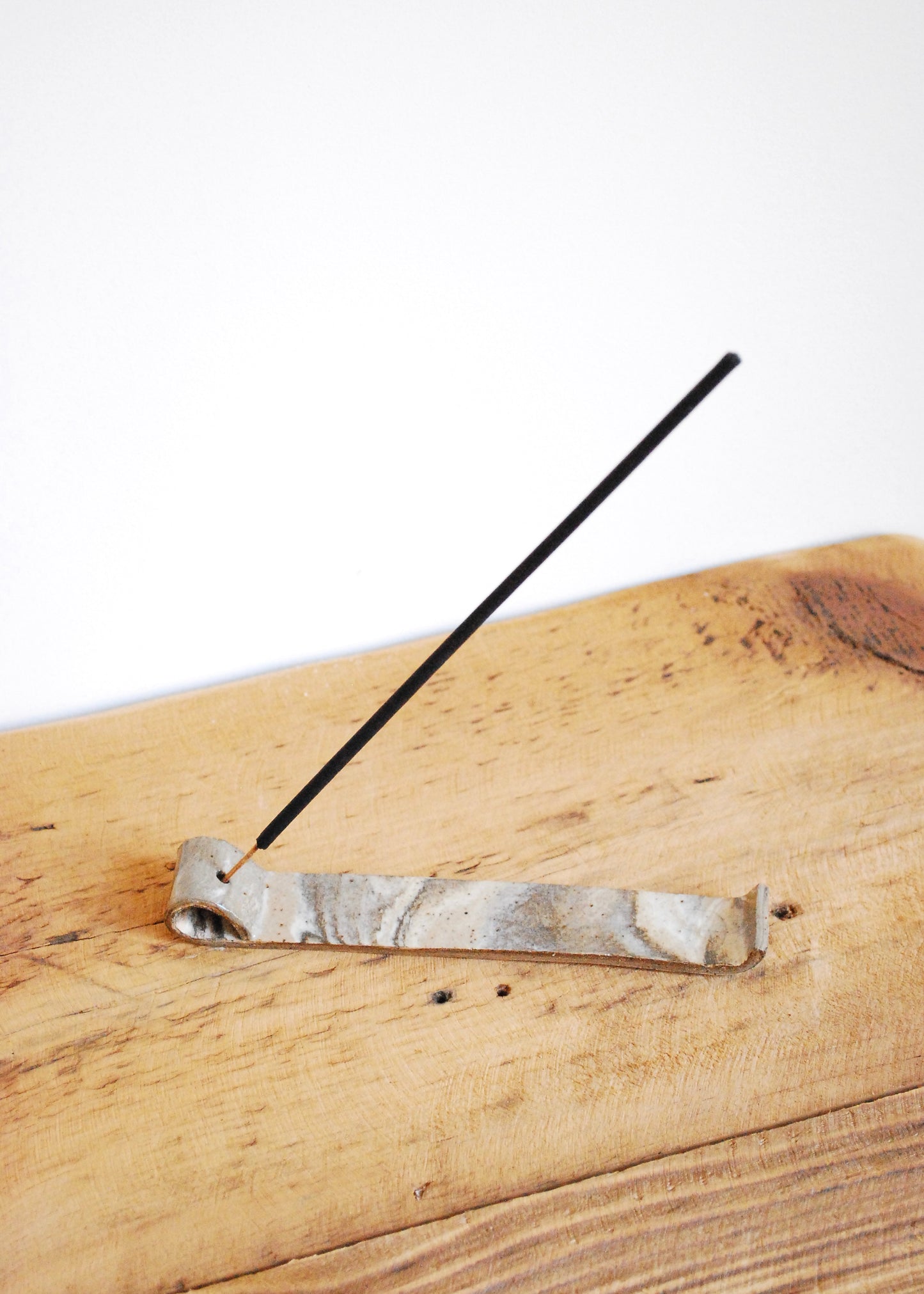 Marbled Clay Incense Holder for Stick Incense